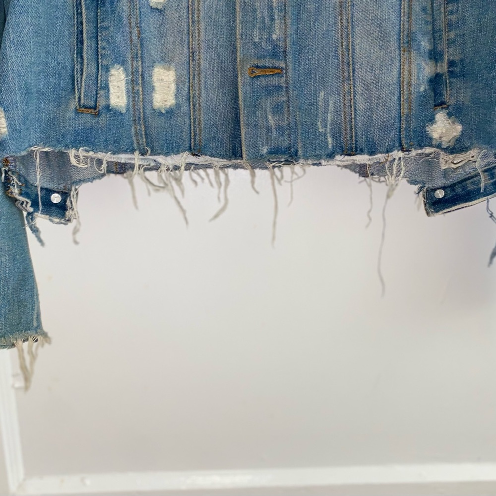 Destructed denim jacket - Picture 2 of 6